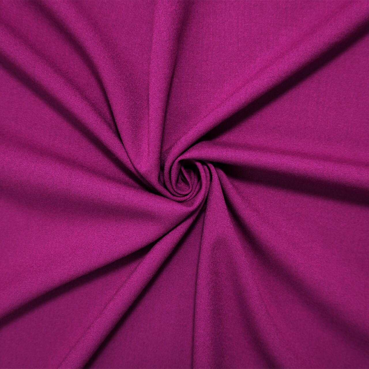 Deep Magenta Poly Rayon Spandex Stretch Solid Woven Suiting Fabric By the Yard
